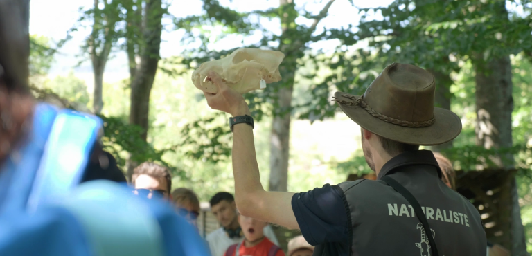 Visite guidée parc animalier suisse